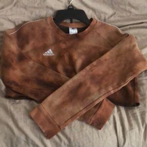 Adidas cropped long sleeve
